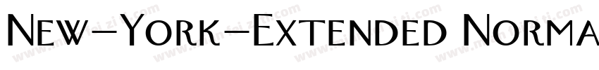 New-York-Extended Normal字体转换